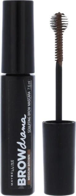 Maybelline Brow Drama - Medium Brown - Bruin - Wenkbrauwmascara -Bekende Cosmetica Winkel 467x1200 3