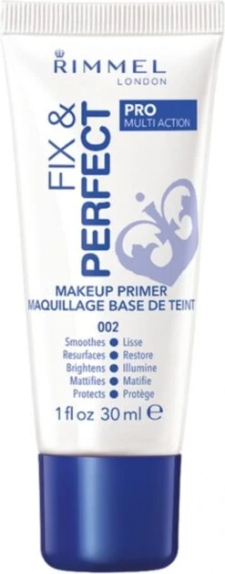 Rimmel London Fix & Perfect Make-Up Primer - 002 Transparent - 30 Ml -Bekende Cosmetica Winkel 471x1200 4