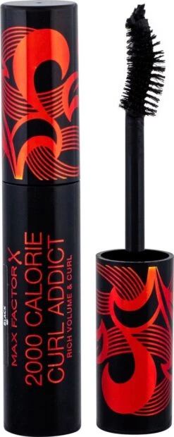 Max Factor 2000 Calorie Curl Addict Mascara - Zwart -Bekende Cosmetica Winkel 478x1200 7