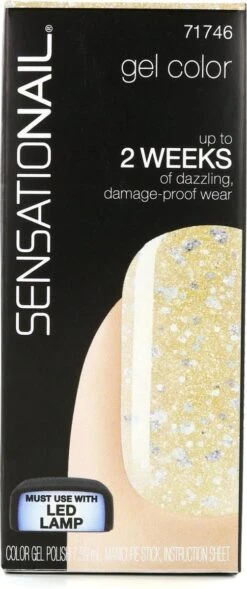 SensatioNail Gel Polish Silver Seduction - Gel Nagellak - Zilver -Bekende Cosmetica Winkel 503x1200 1