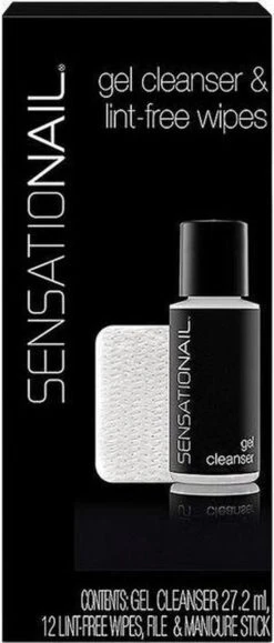 Sensationail Gel Cleanser & Lint-Free Wipes -Bekende Cosmetica Winkel 512x1200