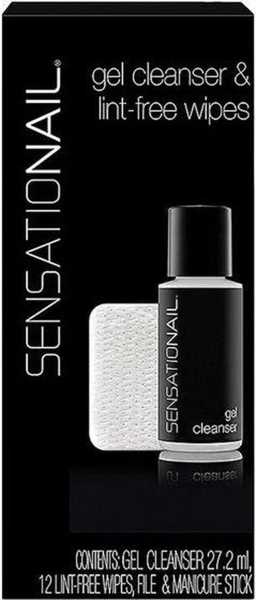 Sensationail Gel Cleanser & Lint-Free Wipes -Bekende Cosmetica Winkel