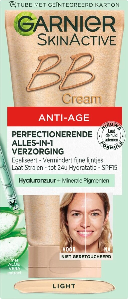 Garnier Skin Naturals BB Cream Anti Aging - 50 Ml - Light -Bekende Cosmetica Winkel