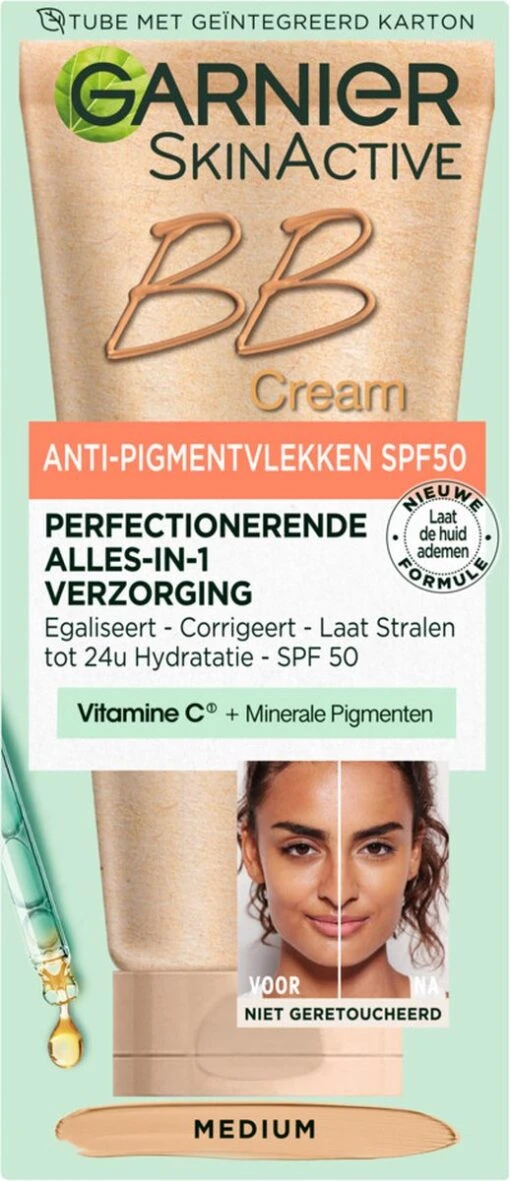 Garnier Skinactive Face SkinActive Anti-Pigmentvlekken BB Cream SPF50 - 50 Ml -Bekende Cosmetica Winkel 518x1200 2