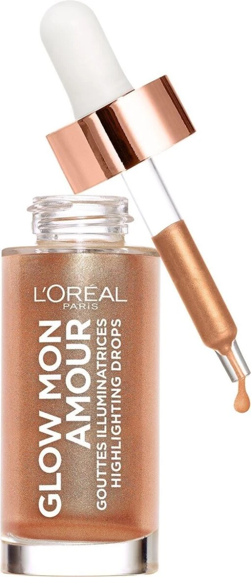 L'Oréal Paris Glow Mon Amour Highlighter Drops - 02 Loving Peach -Bekende Cosmetica Winkel 522x1200 2