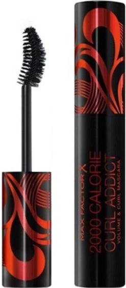 Max Factor 2000 Calorie Curl Addict Mascara - Zwart -Bekende Cosmetica Winkel 524x1200