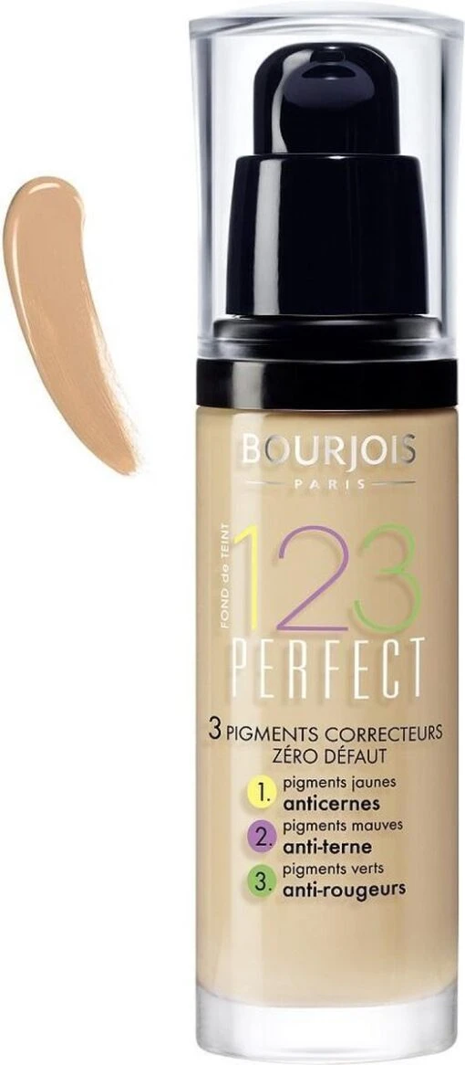 Bourjois 123 Perfect Foundation - 53 Beige Clair -Bekende Cosmetica Winkel 525x1200 4