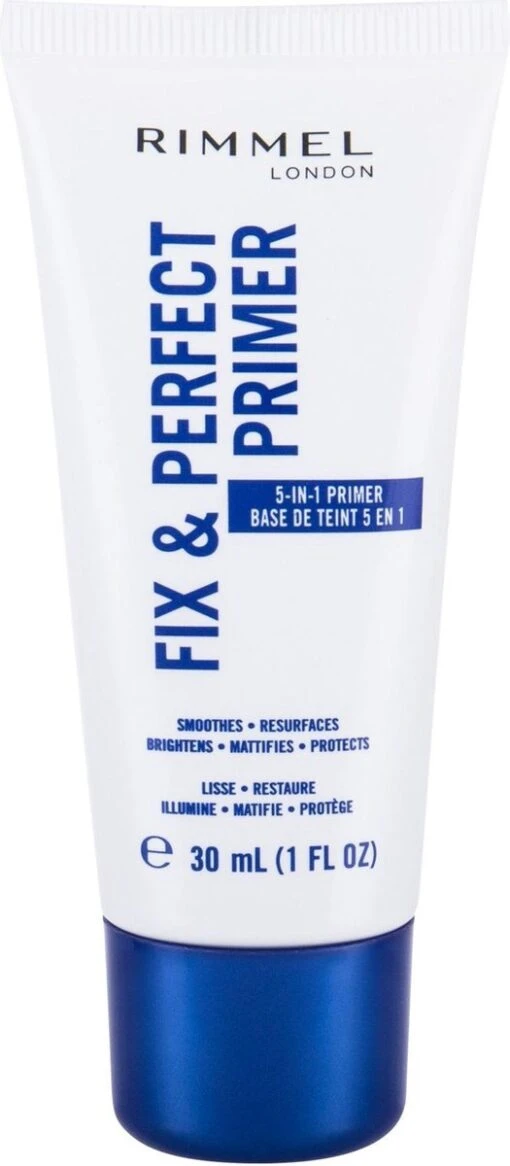 Rimmel London Fix & Perfect Make-Up Primer - 002 Transparent - 30 Ml -Bekende Cosmetica Winkel 525x1200 5