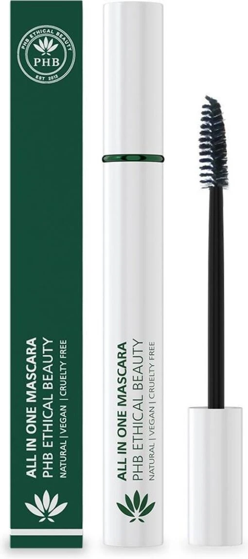 Phb Ethical Beauty Eye Make-up All In One Natural Mascara Black 9gr -Bekende Cosmetica Winkel 533x1200 5