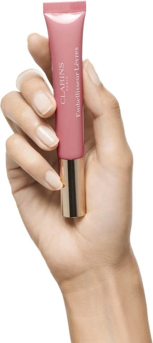 Clarins Instant Light Natural Lip Perfector - 01 Rose Shimmer - Lipgloss - 12 Ml -Bekende Cosmetica Winkel 537x1200 4