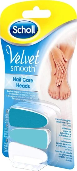 Scholl Velvet Smooth Elektrisch Nagelvijl Navullingen - 1 Set -Bekende Cosmetica Winkel 542x1200