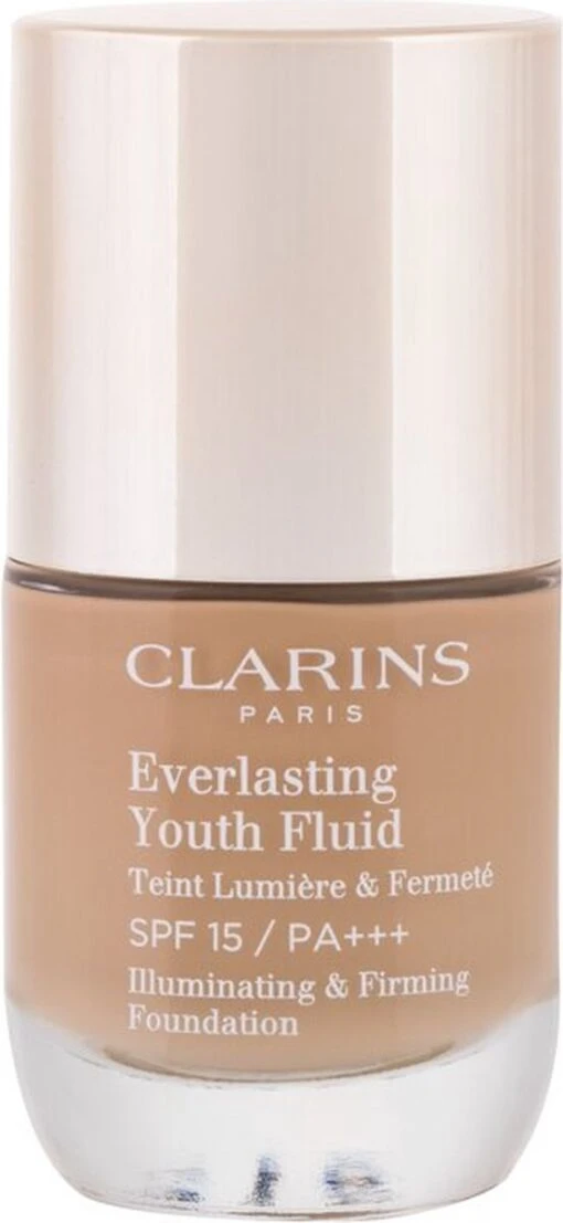 Clarins Everlasting Youth Fluid Illuminating & Firming Foundation - 112 Amber - Foundation - 30 Ml -Bekende Cosmetica Winkel 553x1200 5