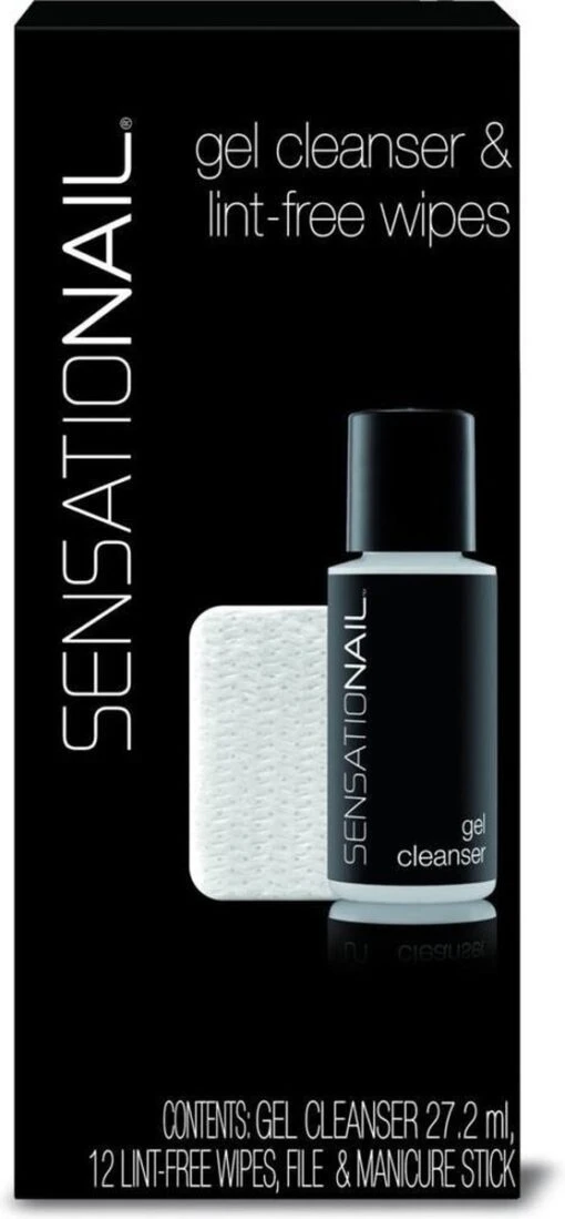 Sensationail Gel Cleanser & Lint-Free Wipes -Bekende Cosmetica Winkel