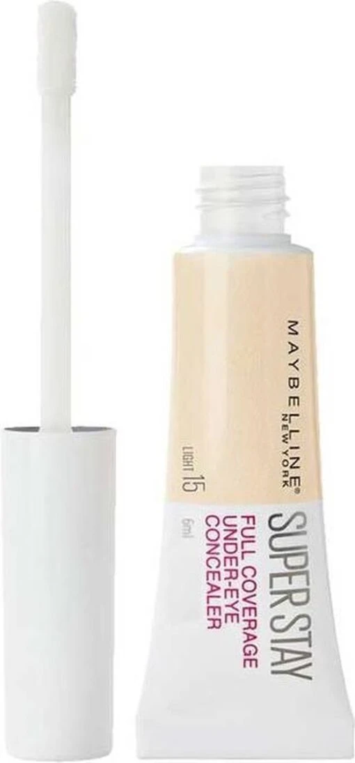 Maybelline SuperStay Under Eye Concealer - 15 Light – Matte Finish -Bekende Cosmetica Winkel 559x1200 2