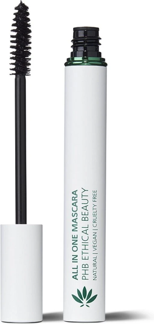 Phb Ethical Beauty Eye Make-up All In One Natural Mascara Black 9gr -Bekende Cosmetica Winkel 571x1200 3