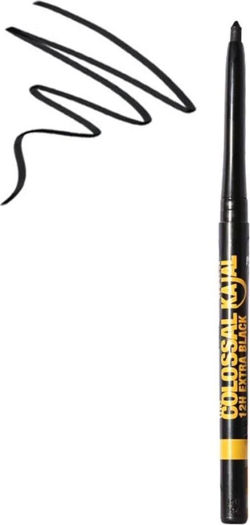 Maybelline The Colossal Kajal Oogpotlood - Extra Black -Bekende Cosmetica Winkel 571x1200 4