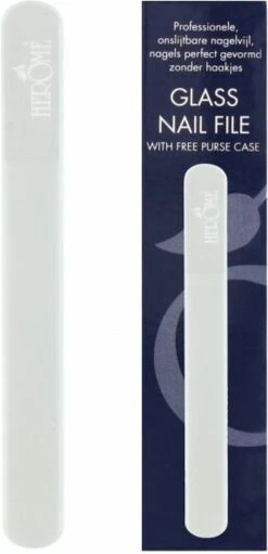 Herome Glazen Nagelvijl Glasvijl Reisformaat - Glass Nail File Travelsize - Voorkomt Splijten En Haakjes -Bekende Cosmetica Winkel 580x1200