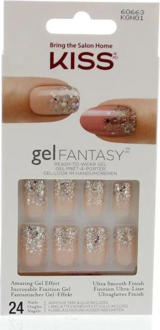 Kiss Gel Fantasy Nails Fancifu -Bekende Cosmetica Winkel