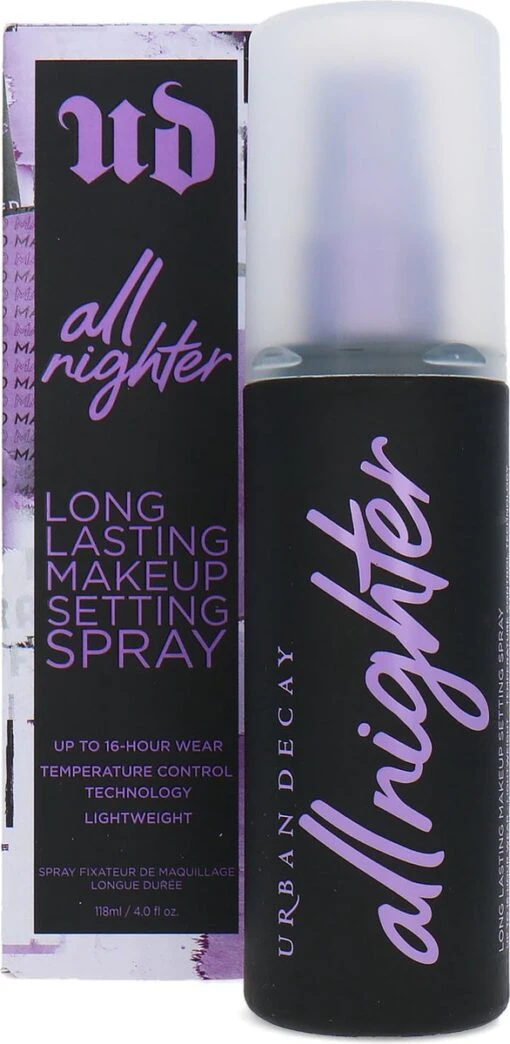 Haarspray Urban Decay All Nighter Make-up (118 Ml) -Bekende Cosmetica Winkel