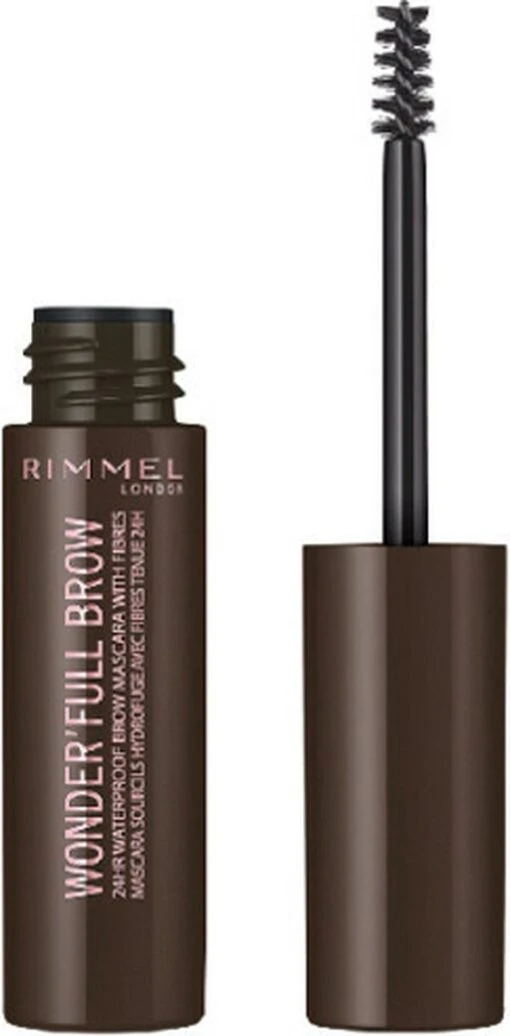 Rimmel London Wonder'full 24 Hour Brow Mascara - Wenkbrauwgel - 003 Dark Brown -Bekende Cosmetica Winkel 591x1200 4