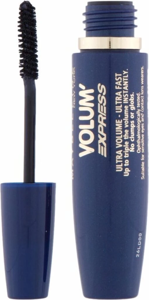 Maybelline Volum'Express - Black - Mascara -Bekende Cosmetica Winkel 597x1200 2