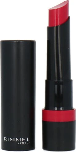 Rimmel London Lasting Finish Extreme Lippenstift - Buzz'n 130 -Bekende Cosmetica Winkel 599x1200