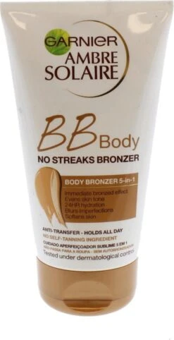 Garnier Ambre Solaire No Streaks BB Body Bronzer - 150 Ml -Bekende Cosmetica Winkel 615x1200 1