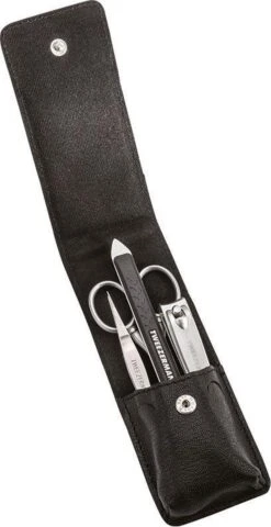 Tweezerman G.E.A.R. Grooming Set - Zwart - -Bekende Cosmetica Winkel 618x1200