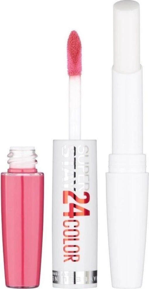 Maybelline SuperStay 24H Lipstick - 140 Roaring Rose -Bekende Cosmetica Winkel 620x1200 3