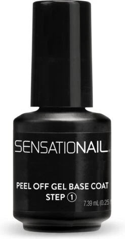 Sensationail Peel Off Gel Base Coat - 71791 -Bekende Cosmetica Winkel 628x1200