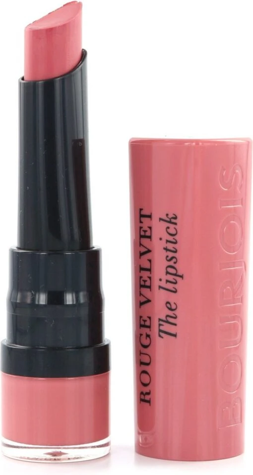 Bourjois Rouge Velvet Lippenstift - 002 Flaming'rose -Bekende Cosmetica Winkel 639x1200 3