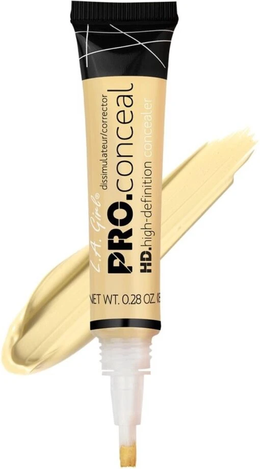 L.A. Girl - HD Pro Concealer - GC995 - Light Yellow - Corrector - Geel - Lichte Tot Medium Huid - Cruelty Free - 8 G -Bekende Cosmetica Winkel 665x1200 5