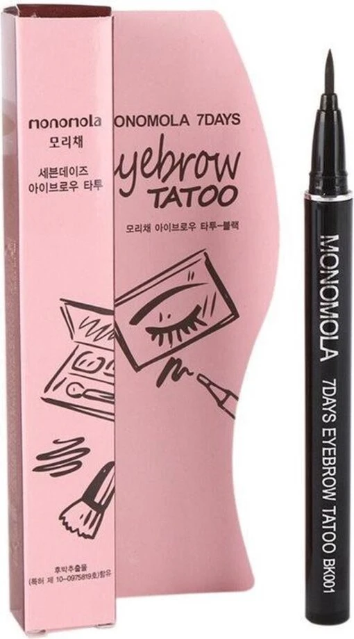 Merkloos 7 Dagen Waterproof Langhoudende Wenkbrauw Tattoo Pen Bruin -Bekende Cosmetica Winkel 666x1200 1