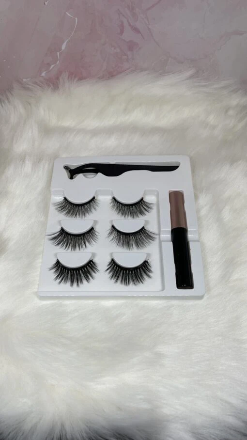 Magnetische Wimpers -Magnetische Eyeliner - 3 Set Wimpers - Magnetic Lashes - Eyelashes - Fake Lashes - 3D Wimpers -Bekende Cosmetica Winkel 674x1200 5