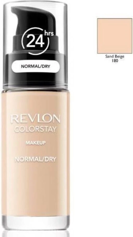 Revlon Colorstay Foundation With Pump Dry Skin - 180 Sand Beige -Bekende Cosmetica Winkel 675x1200 4