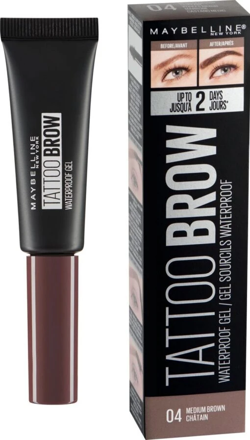 Maybelline Tattoo Brow Waterproof Wenkbrauwgel - 04 Medium Brown -Bekende Cosmetica Winkel 682x1200 5