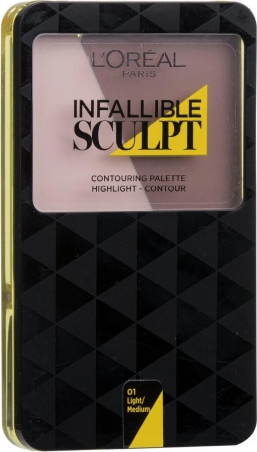 L'Oréal Paris Infallible Sculpt Contouring Palette - 100 Light -Bekende Cosmetica Winkel 683x1200 1