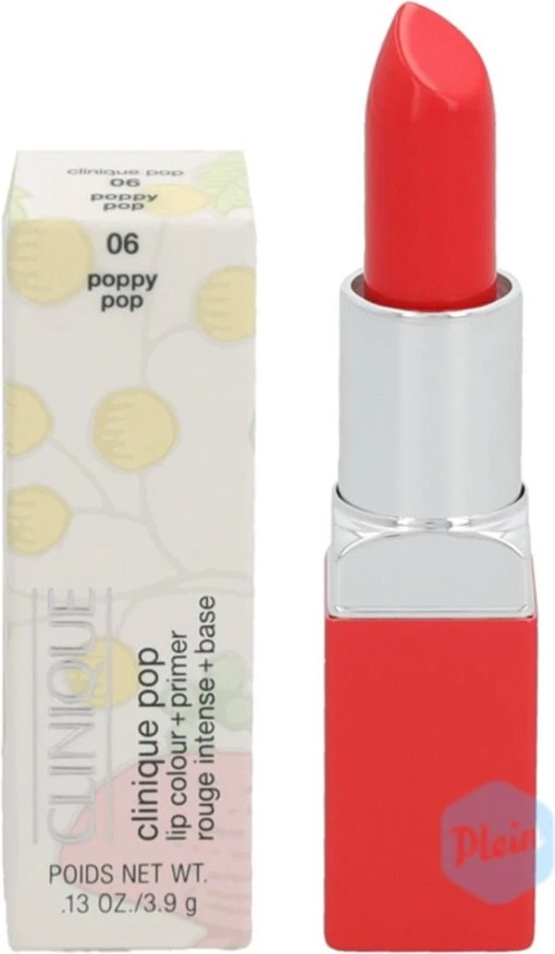 Clinique Pop Lip Colour + Primer Lippenstift - Poppy Pop -Bekende Cosmetica Winkel 699x1200 2