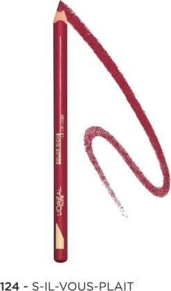 L’Oréal Paris Color Riche Lipliner - 124 S'il Vous Plait - Rood Lippenpotlood -Bekende Cosmetica Winkel 705x1200 1