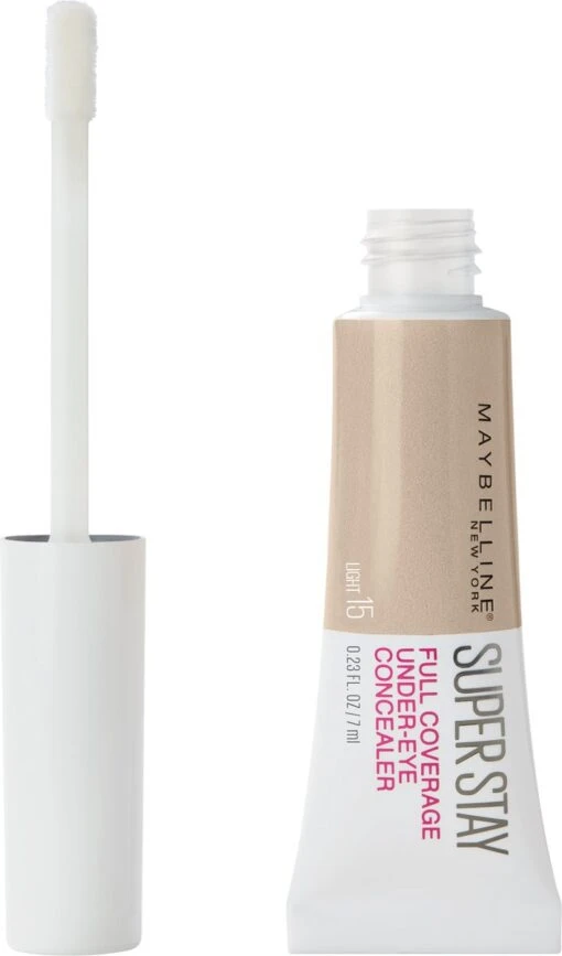 Maybelline SuperStay Under Eye Concealer - 15 Light – Matte Finish -Bekende Cosmetica Winkel