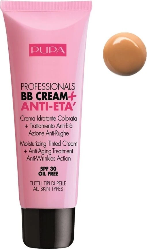 Pupa Milano Professionals BB Cream + Anti-Eta - 001 Nude -Bekende Cosmetica Winkel 712x1200 1