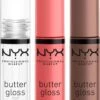 NYX Professional Makeup - Holidays 2022 Mrs Claus - Butter Gloss Trio - Lip Gloss -Bekende Cosmetica Winkel 718x1200 2