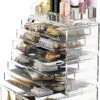 Make-up Cosmetische Organizer Opbergladen Display Dozen Case Met Laden (12D, Transparant) -Bekende Cosmetica Winkel 722x1200 8