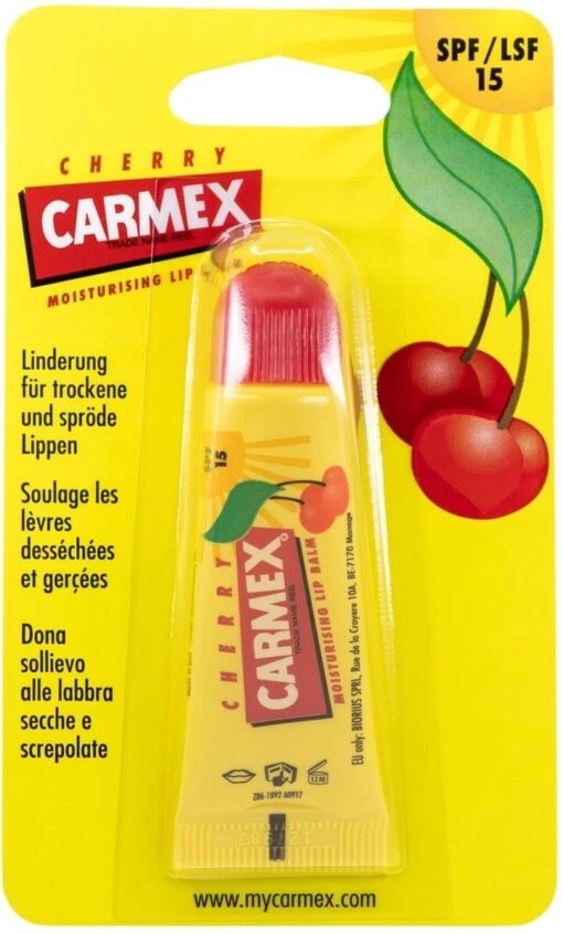 Carmex Lipbalsem Tube Cherry -Bekende Cosmetica Winkel 723x1200 1