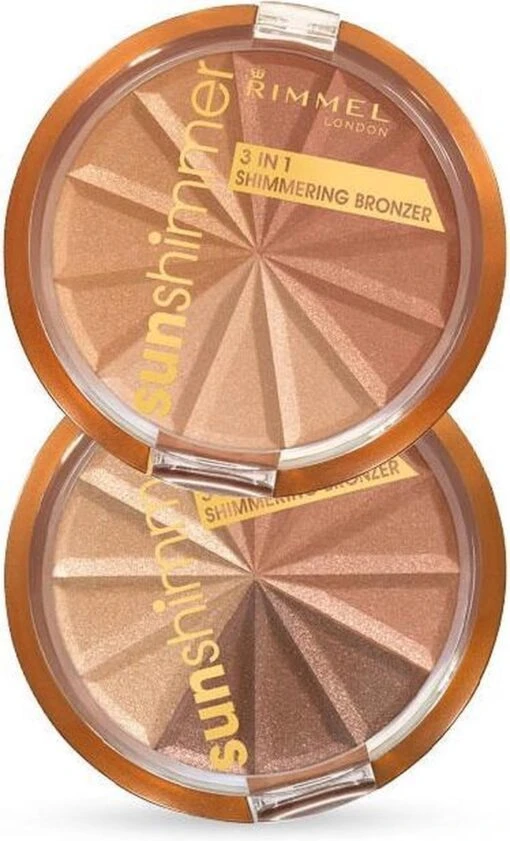 Rimmel London Rimmel - SunShimmer 3 In 1 Shimmering Bronzer Lustrous Powder 9.9 G 1 Gold Princess - -Bekende Cosmetica Winkel 728x1200 1