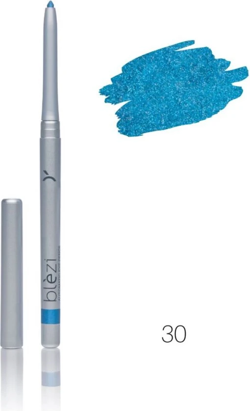 Blèzi® Automatic Eye Pencil 30 Brilliant Blue - Oogpotlood Waterproof - Blauw Felblauw -Bekende Cosmetica Winkel 731x1200 4