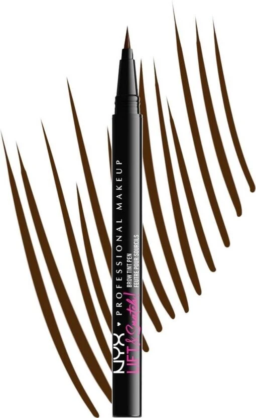 NYX Professional Makeup Lift & Snatch! Brow Tint Pen Wenkbrauwpotlood - Espresso -Bekende Cosmetica Winkel 735x1200 1