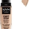 NYX Professional Makeup Can't Stop Won't Stop Foundation - Vanilla CSWSF06 - Full Coverage -Bekende Cosmetica Winkel 740x1200