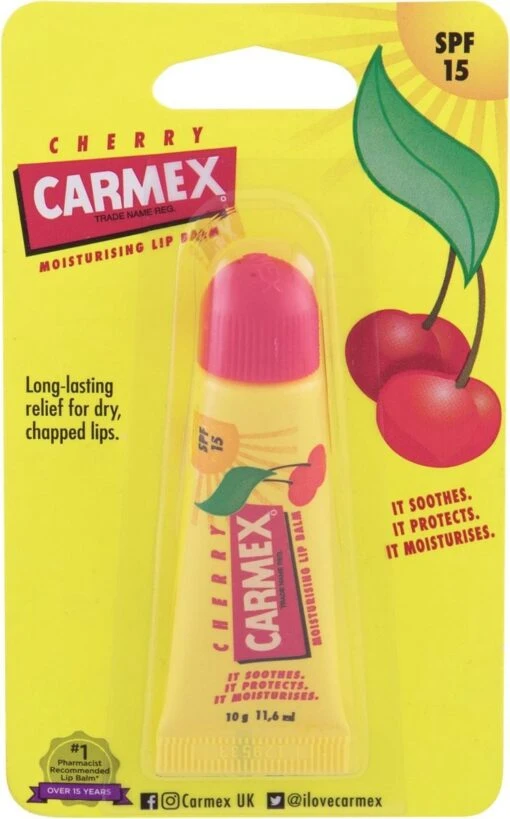 Carmex Lipbalsem Tube Cherry -Bekende Cosmetica Winkel 747x1200 3