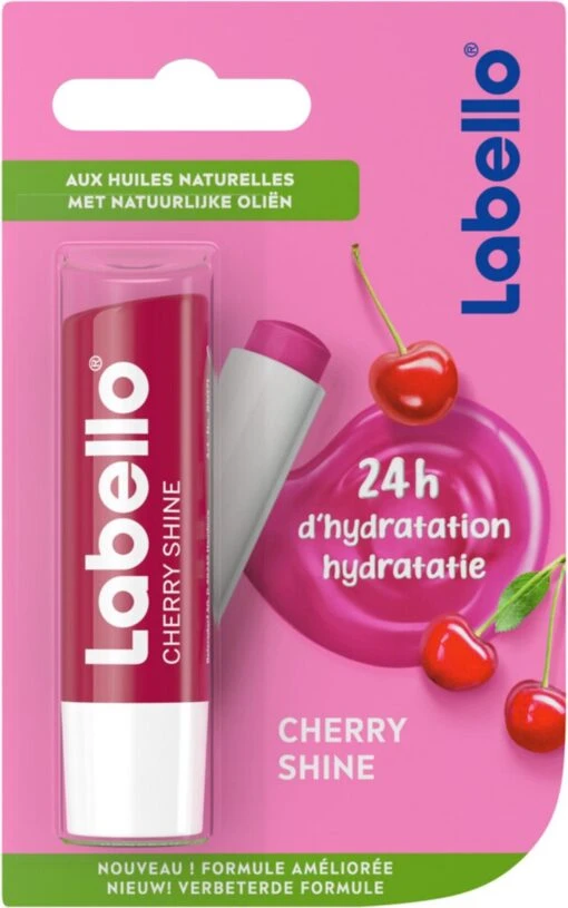 Labello Cherry Shine Lippenbalsem - 4 Balsems -Bekende Cosmetica Winkel 751x1200 3